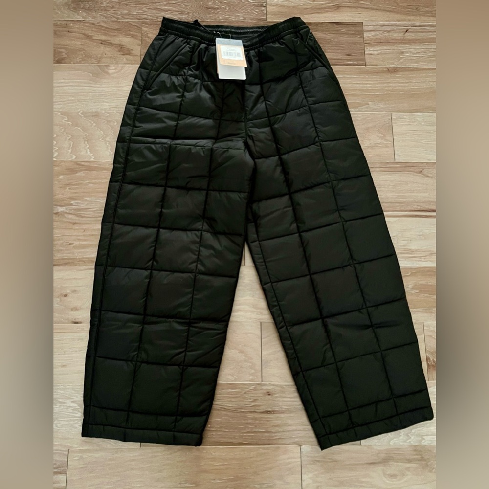The North Face Lhotse Quilted Puffer Pants Black Women’s Size MSRP 200$